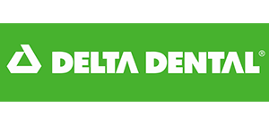 The image shows a logo with the text DELTA DENTAL on it, indicating an association with the dental care company Delta Dental.